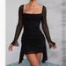Women's Clothing New Women's Black Pearl Skirt_ecoleips.com
