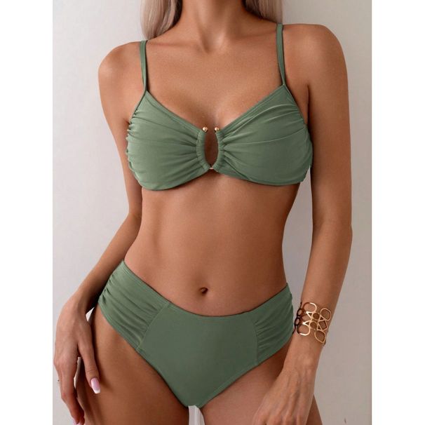 Women's Push-Up Bikini Set – Backless & Sexy Two-Piece Swimsuit In Burgundy, Royal Blue & More (S-L)_ecoleips.com