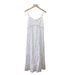 2024 New Bohemian Resort Style Strap Lace Patchwork Dress V-Neck White Long Skirt For Women_ecoleips.com