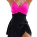 Aria Basics Cross-border European And American Slimming Beach Bikini Women's Swimwear, Conservative Tummy-covering Backless_ecoleips.com