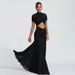 Women's Fashionable Hollow out Bodycon Long Dress Solid Color Pleated European American Style Cross Border Sexy Clothing 2026 New_ecoleips.com