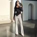 Women's Clothing Off Shoulder Long Sleeved Tops 2024 Spring Hot Selling Women's T Shirts Bottoming Tops_ecoleips.com