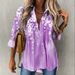 Women's Clothing Women's Floral Print Long Sleeve Shirt Plus Size Style Long Sleeve For Formal & Casual For Women_ecoleips.com