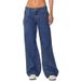 Women's High-Waisted Flared Jeans - Russian Fashion Stretch Denim Pants With Extra Long Length (XS-6XL, 5 Colors)_ecoleips.com