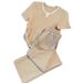 Women's Clothing Internet Celebrity Age Reducing Waist Slimming Short Sleeved Wide Leg Pants Two Piece Suit_ecoleips.com