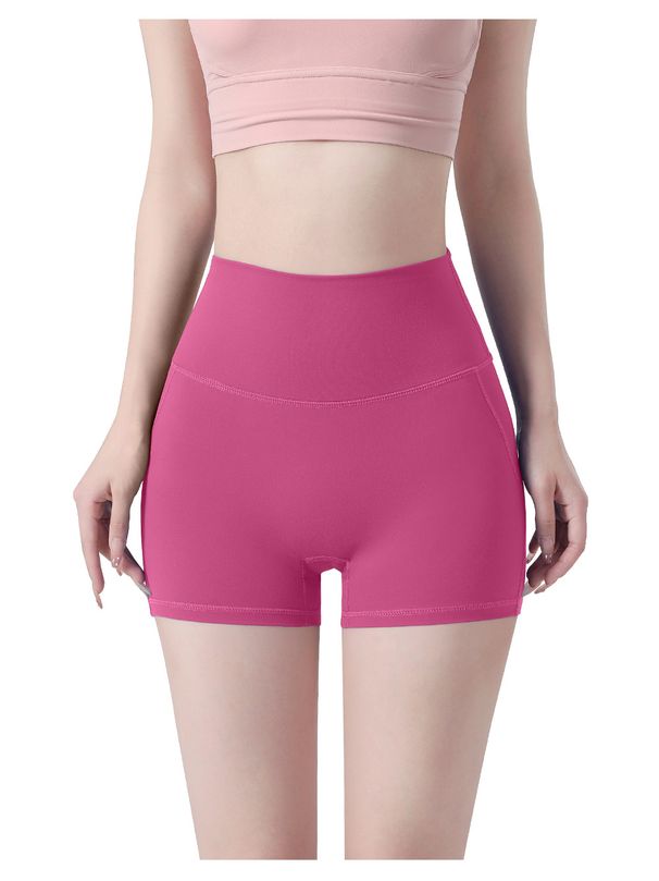 K Non Marking Cycling Pants, Three Quarter Yoga Shorts, Striped Leggings, Elastic New Style For Women's Training, Breathable_ecoleips.com