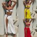 Women's Clothing Two Piece Bikini Set Long Beach Dress Swimwear Sexy Vacation Style Polyester_ecoleips.com