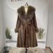 Luxury Faux Fur Leopard Print Coat With Fox & Raccoon Collar – Long Slim Fit Winter Coat For Women (S-XL)_ecoleips.com