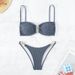 Women's Clothing Split Swimsuit Beach Triangle Bikini Swimwear_ecoleips.com