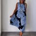 2024 European And American Cross-Border Summer New Women's Independent Station Fashion Printed Sleeveless Tie_ecoleips.com