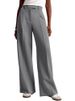 High Waisted Hanging Solid Color Wide Leg Pants, Loose Casual Straight Leg Women's Clothing, Business Suit Pants For Women_ecoleips.com