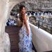Women's Clothing New Spring And Summer Strapless Women's Fashion Chiffon Print Fairy Long Temperament Evening Dress_ecoleips.com