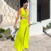 Women's clothing style summer new cross-border women's fashion V-neck sexy hollow slim hip evening dress_ecoleips.com