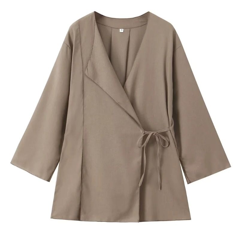 K Women's Kimono Cross Coat Fashion Pants Set_ecoleips.com