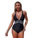 Women's Clothing Nylon One Piece Swimsuit Flower Bud Design Sexy Swimwear For All Seasons Fits True To Size_ecoleips.com