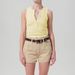 Cross-border Best-selling Buttoned Ribbed Sleeveless Knitted Vest, Sweet And Spicy Style, Niche Inner Wear,_ecoleips.com