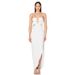 2026 Spring New Women's Slit Halter Neck Slim Fit Export Formal Long Dress Elegant Commuting Wear_ecoleips.com