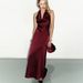 New European And American Women's Fashion Solid Color Sexy Off-shoulder Backless Tie-up Sleeveless Fitted Bodycon Noble Demeanor
Dress
_ecoleips.com