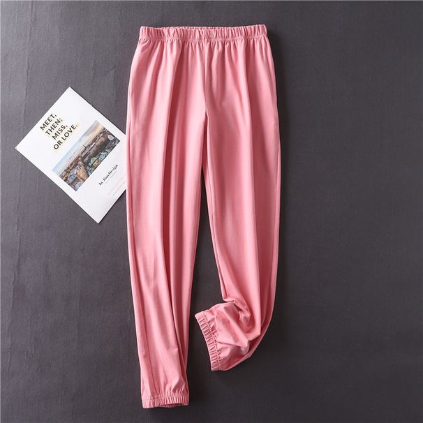 Spring Summer Women Cotton Sleep Pants Female Plus Size Night Trousers Casual Simple Pajama Pants Home Lounge Wear Home Pant_ecoleips.com