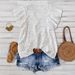 Women's Clothing Princess Sleeve V Neck Chiffon Blouse Hot Selling For Formal & Casual For Women Short Sleeved_ecoleips.com