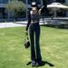 Women's High-waisted Micro-flare Jeans, 2022 New Spring-summer Slim-fit, Height-enhancing, Straight-leg, Loose-fitting,_ecoleips.com