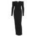 New Arrival Sexy Strapless Off Shoulder Dress Solid Color Mid Long Casual Party Dress For Women Evening Daily Wear Dress_ecoleips.com