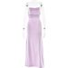 Women's Clothing Dress Tube Top Backless Strappy Pleated Long Skirt Sexy Fashion Slim Dress_ecoleips.com