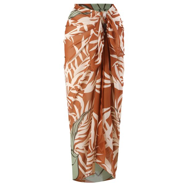 Bohemian Style Holiday New Suit Swimsuit Women Gem Jewelry Bikini Wrap Skirt Three Piece Suit European And American_ecoleips.com