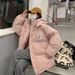 K Thickened Cotton-padded Clothes For Women; Loose, Warm Coat._ecoleips.com