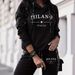 European And American Clothing MILANOed Trendy Long-sleeve Pants Two-piece Set, Elegant Commuter Women's Wear 0051_ecoleips.com