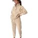 Women's Fashion Button Down Stand Collar Two Piece Set Spring/Autumn New Arrival_ecoleips.com
