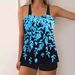 Plus Size Bikini Set For Women – Floral Print Two-Piece Swimwear With Adjustable Ties & Comfort Fit_ecoleips.com
