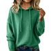 Aria Basics Aria Basics 25 Years European And American Autumn Winter New Solid Color Women's Knitted Sweater Hooded Pullover Sweatshirt_ecoleips.com