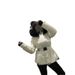girl Girl 2025 New Down Women's Ski Jacket Winter Fashion Fox Fur Collar Casual Waist Slim Coat_ecoleips.com