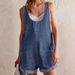 Women's Clothing Summer Loose Fit Denim Overalls Shorts For Women European And American Style_ecoleips.com