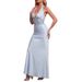 Women's Clothing New Sexy Nightclub Banquet Evening Dress Annual Meeting Dance Cocktail Party Long Fishtail Dress_ecoleips.com