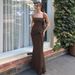 Cross-border European And American Style 2025 Spring-summer New Women's Clothing, Solid Color Slim-fit High-waisted_ecoleips.com
