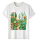 Women's T-Shirts Tshirt Muscle Freaks Cactus Garden Estilo Botanical_ecoleips.com