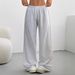 American Style Women's Loose Casual Drawstring Sports Wide Leg Yoga Pants Flared Pants Boutique Clothing_ecoleips.com