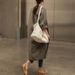 8852025 Spring New Loose Large Cotton And Cardigan Medium To Linens Long Sleeve Coat Trendy_ecoleips.com