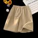 Women's Quick Drying Thin Shorts American Style Trendy Loose Fit Casual Sports Summer Bottoms Korean Style Versatile_ecoleips.com