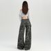 European And American Cargo Pants 24 Autumn Winter New Camouflage Item Versatile High Waist Wide Leg Straight Casual_ecoleips.com