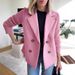 2025 Spring New Cross-Border European And American Foreign Trade Women's Fashion Elegant Woolen Patchwork Coat_ecoleips.com
