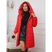 Oversized Hooded Parka Coat For Women - Extra Warm Long Puffer Jacket With High-Collar & Zipper Closure (S-XXXL, Beige/Black/Brown/Khaki/Red)_ecoleips.com