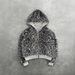 Women's Reversible Leopard Print Zip-Up Hoodie – Oversized Retro Pullover With Hood (Greyish/Black, S/M/L/XL/XXL)_ecoleips.com