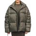 girl Girl Nanyou Women's Waist-Tie High-Neck Jacket 2025 Autumn Winter New High-End Light Short Down Coat_ecoleips.com