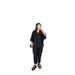 Women's Clothing Fashion Casual Suits Spring And Summer New Arrivals Wrinkled V Neck Temperament Sleeve Loose Tops And Pants Two Piece Suit_ecoleips.com