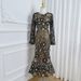 Women's Clothing Colorful Embroidery Handmade Three Dimensional Flower Slim Fishtail Skirt Temperament Dress_ecoleips.com