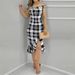 Women's Clothing One Shoulder Sexy Off Shoulder Ruffle Dress_ecoleips.com