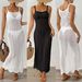 Women's Beach Dress Sexy Floral Lace Hollow Out Bodycon Sundress Summer Vacation Maxi Dress_ecoleips.com